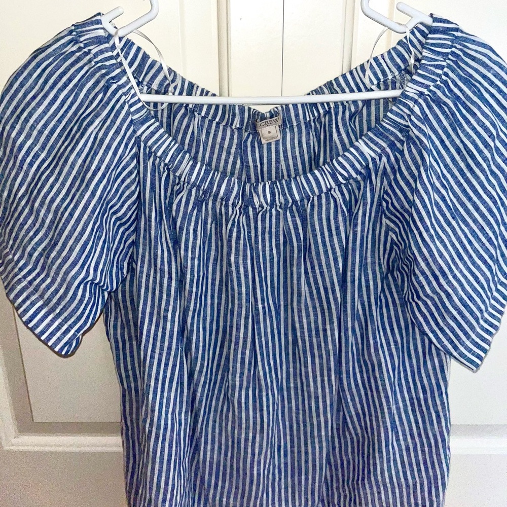 J. Crew - Off the shoulder blouse top
